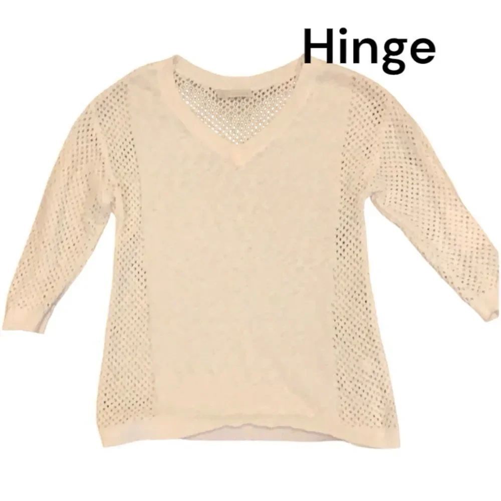 Hinge designer sweater 3/4 sleeve
